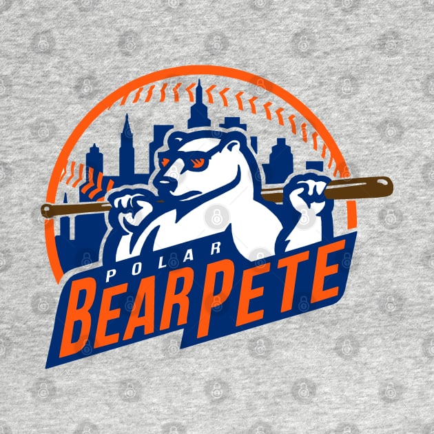 Polar Bear Pete, Pete Alonso | New York Mets by FanSwagUnltd